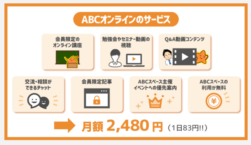 ABCオンラインのサービス