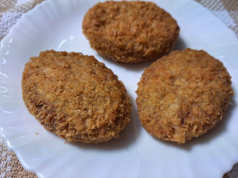 レンジ加熱ですぐ食べられる牛肉コロッケ